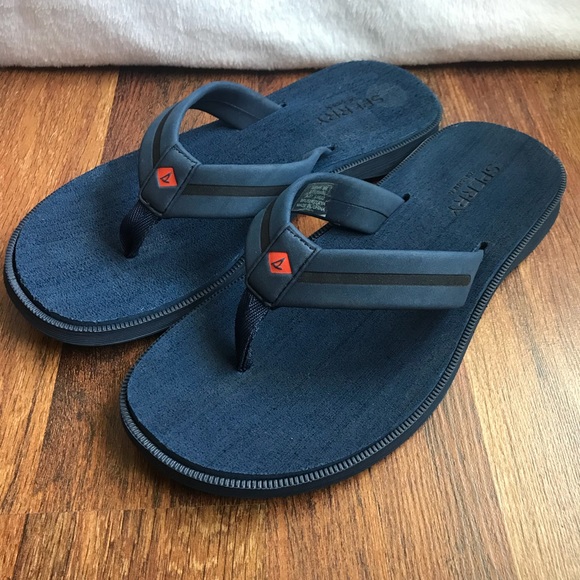 sperry top sider mens flip flops